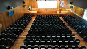Auditorium Ramón y Cajal at JUMISC in Cáceres