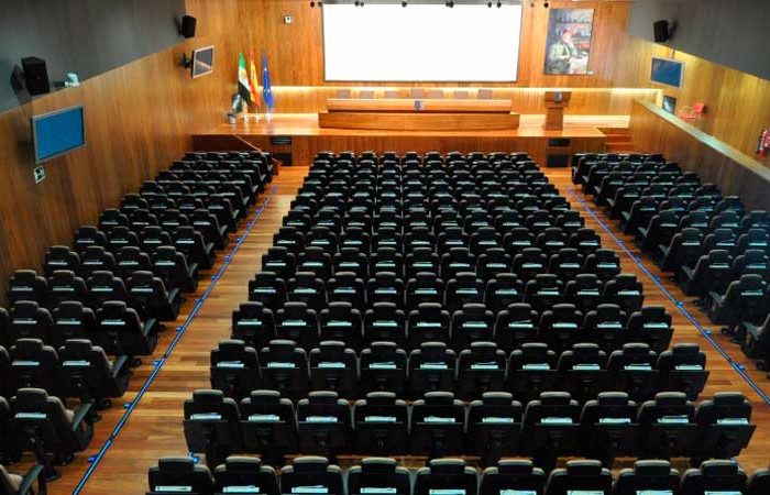 Auditorium Ramón y Cajal at JUMISC in Cáceres